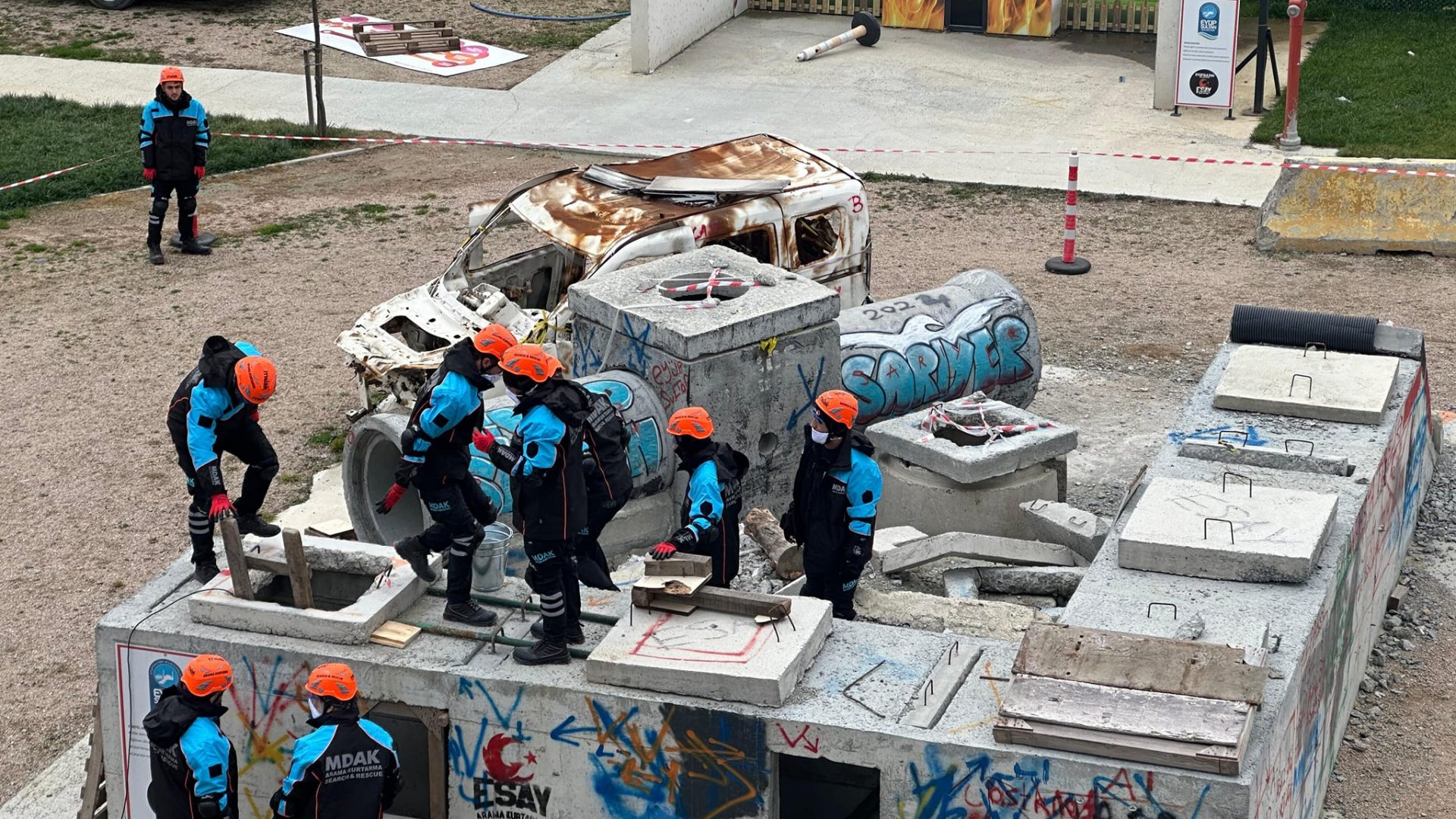 MDAK Hafif Seviye Akreditasyon Kentsel Arama Kurtarma Galerisi